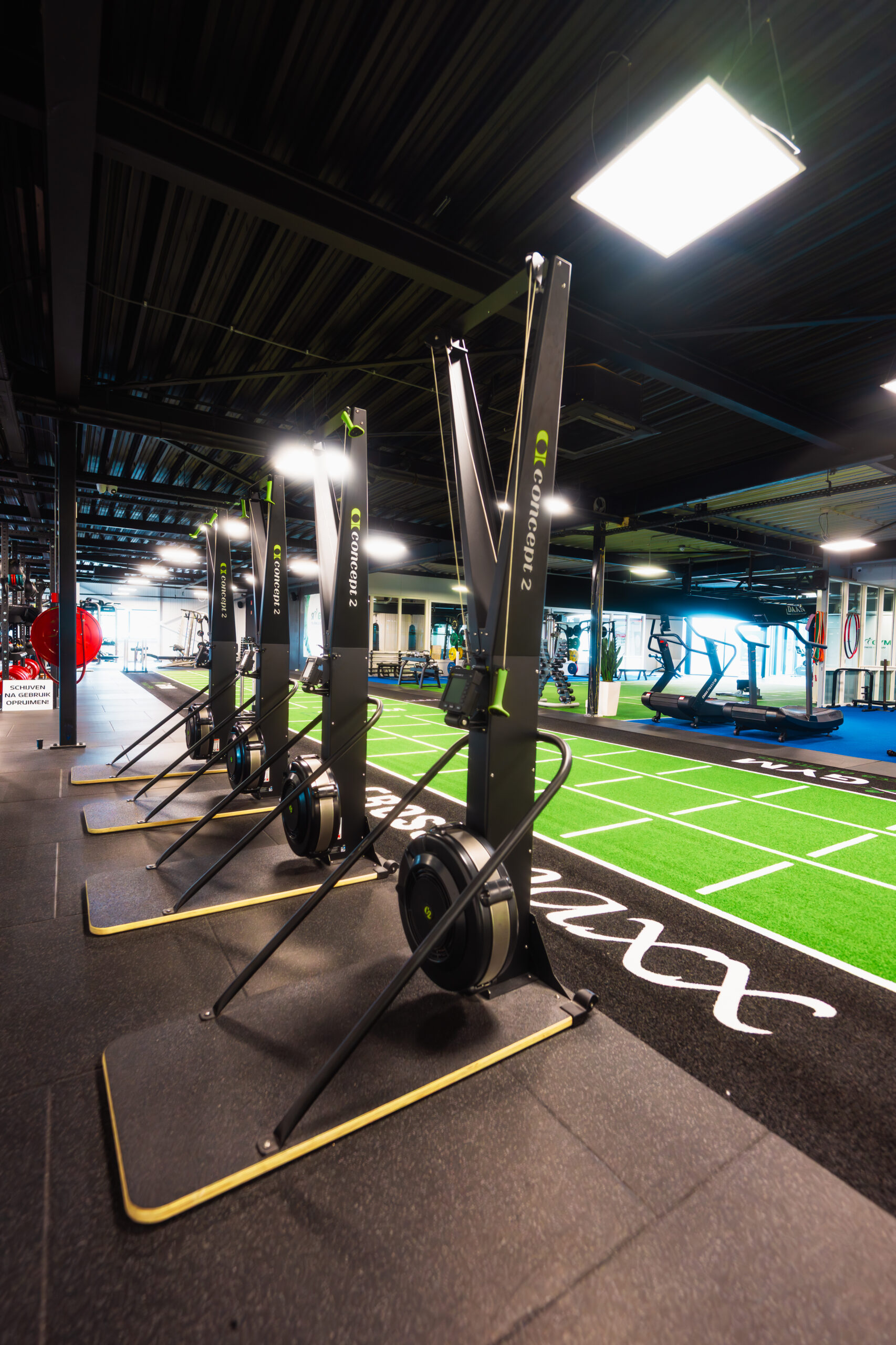 Trainingsomgeving binnen RGYM