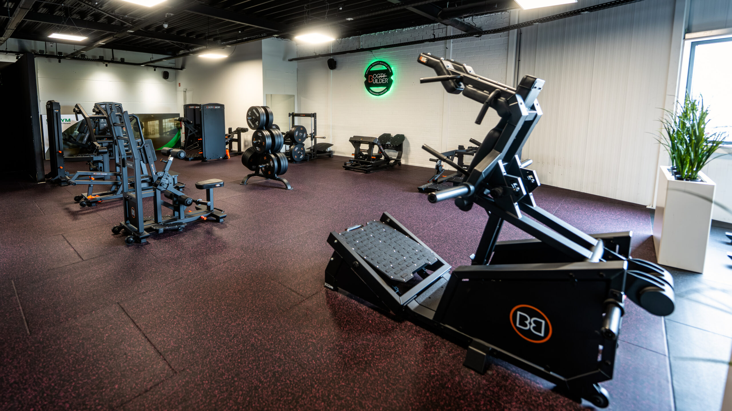The Bootyclub als aparte trainingszone binnen RGYM