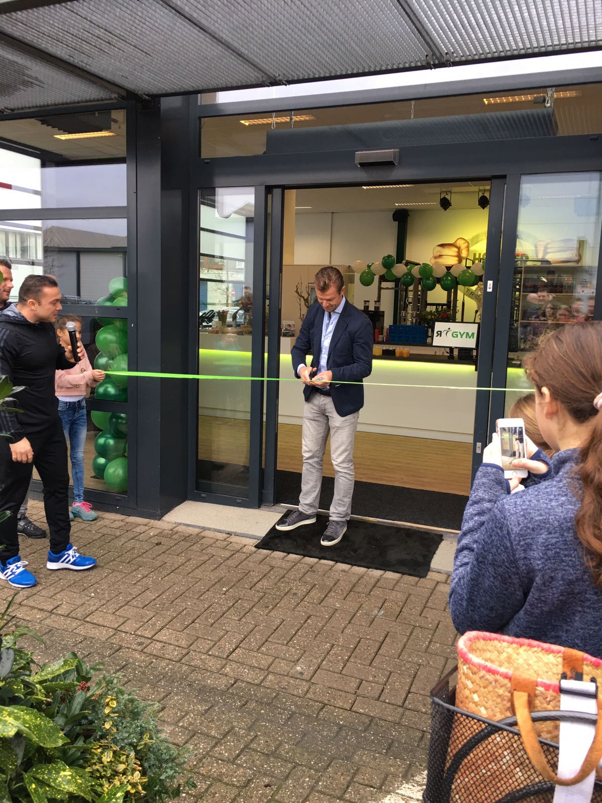 De trainingsvloer van RGym op het Marlo-terrein