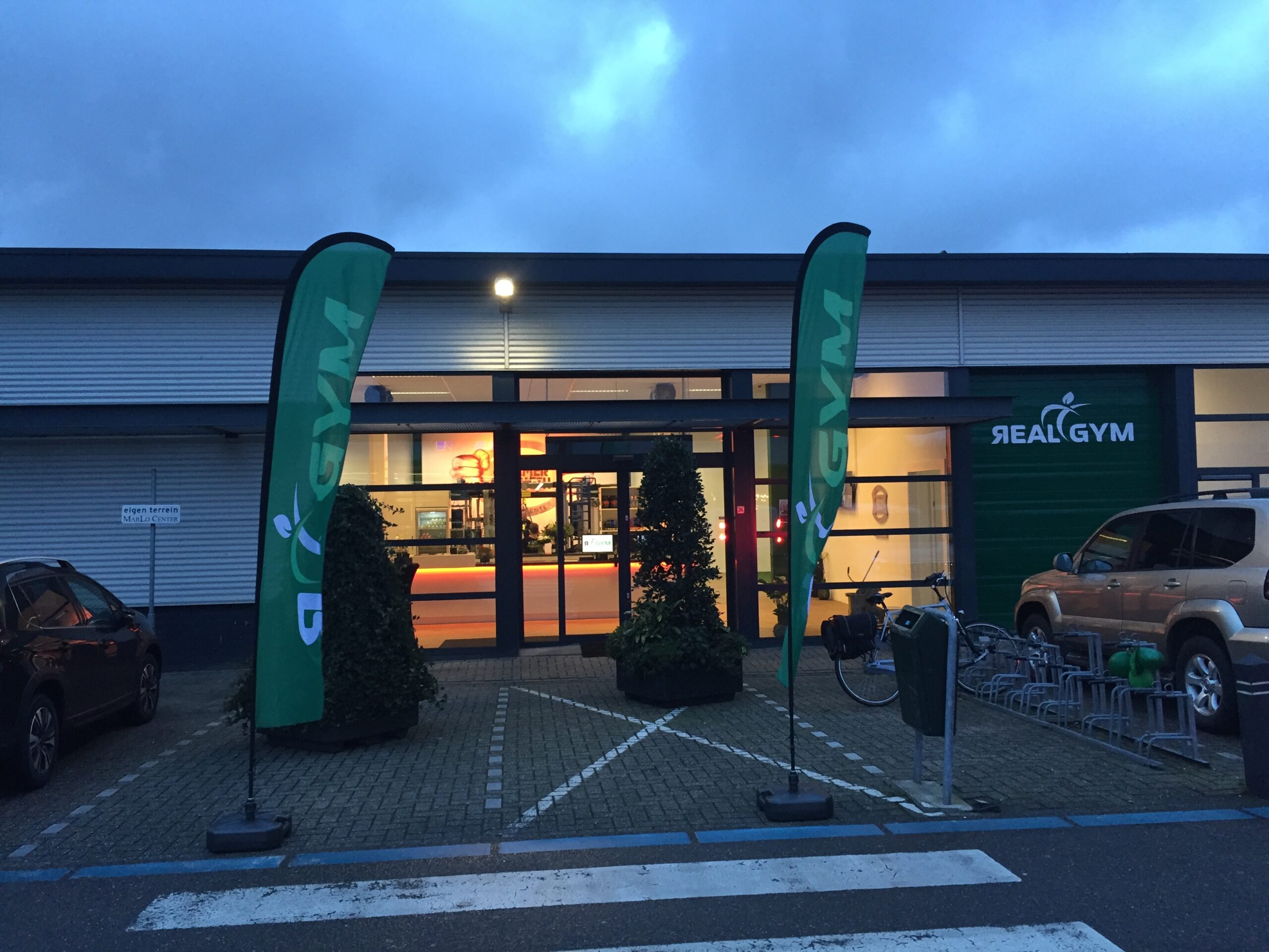 Apparatuur in de oorspronkelijke RGym-locatie