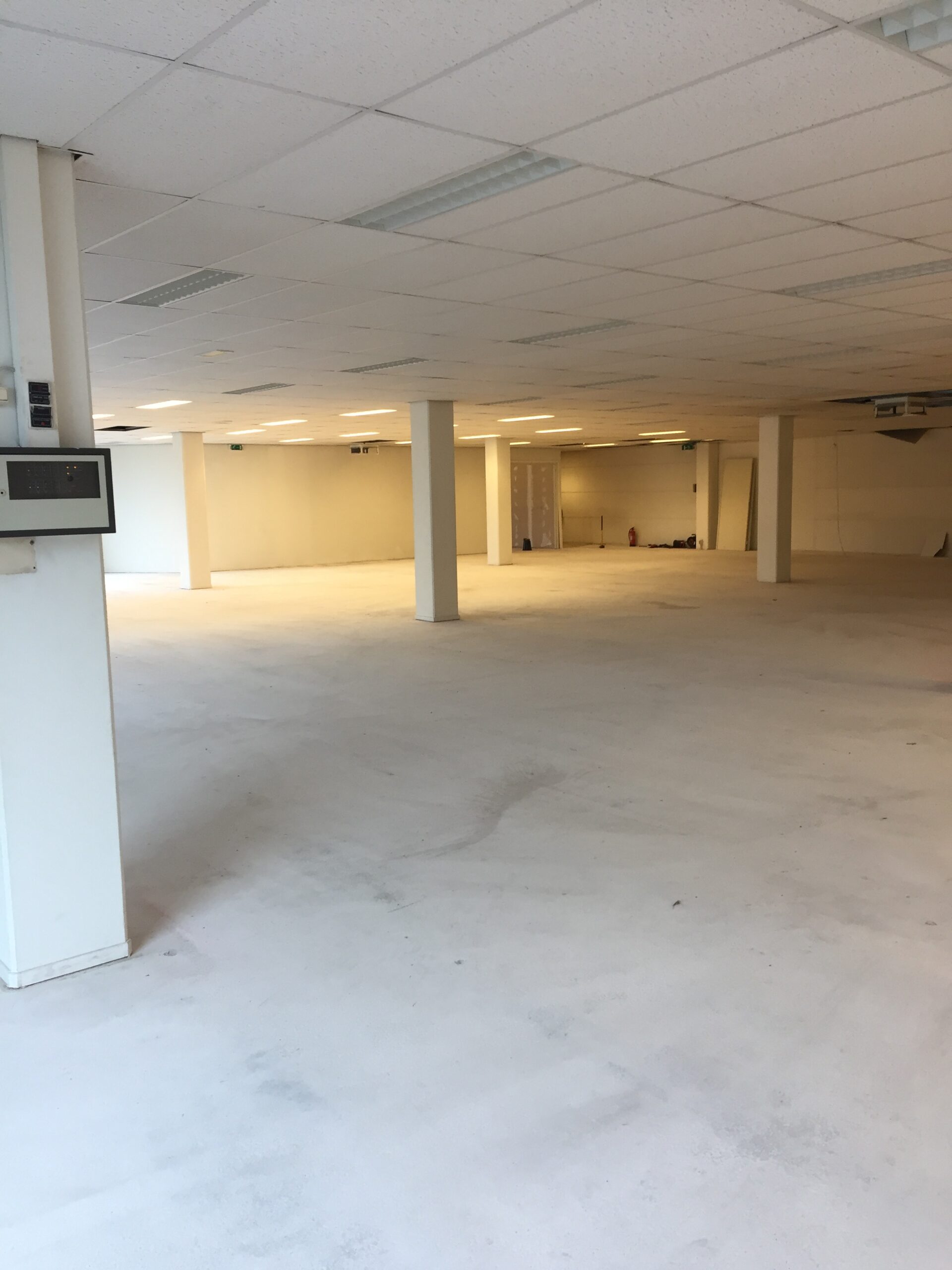 De verbouwing van het nieuwe pand van RGym