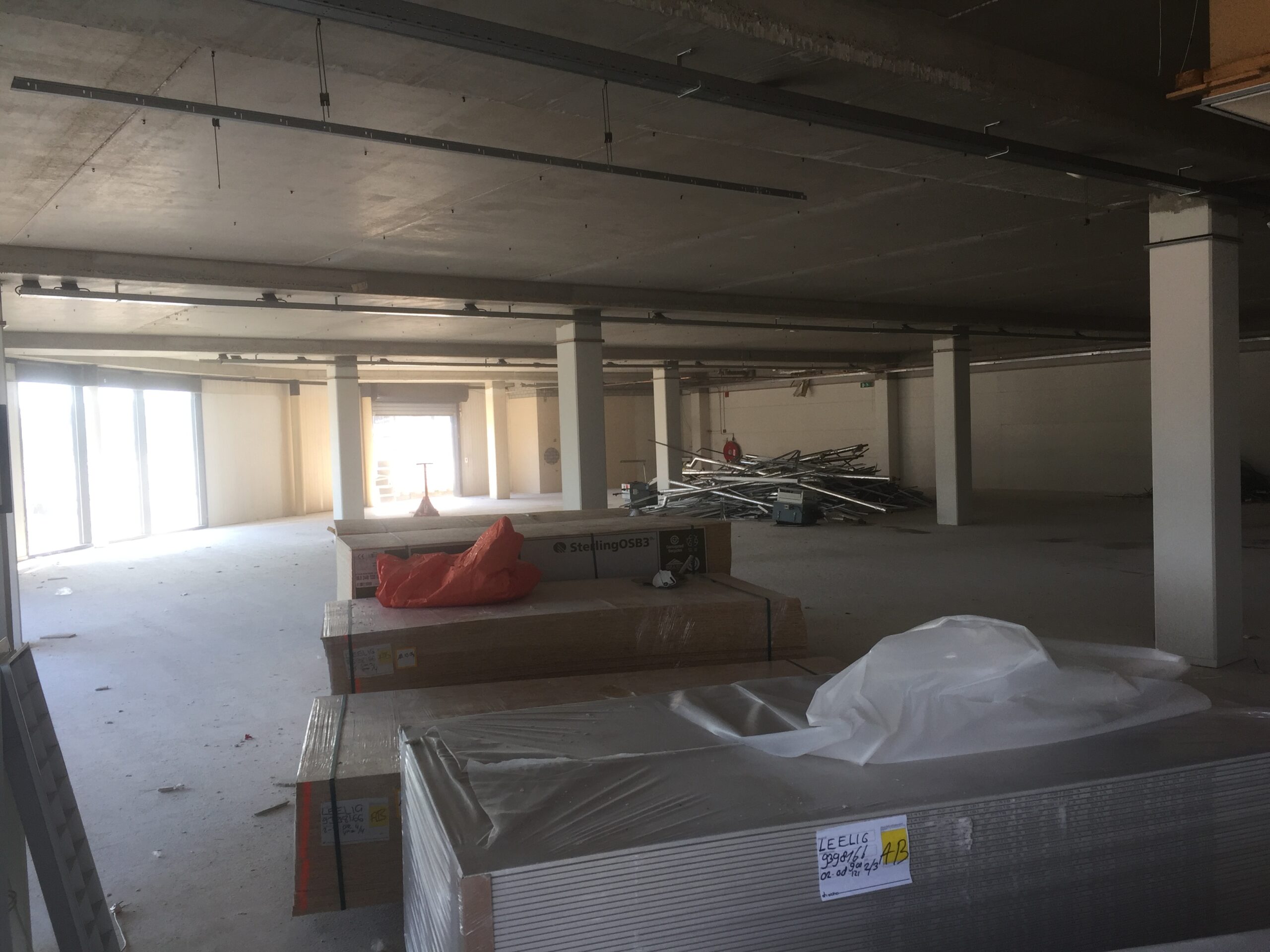 De opbouw van de nieuwe RGym-locatie