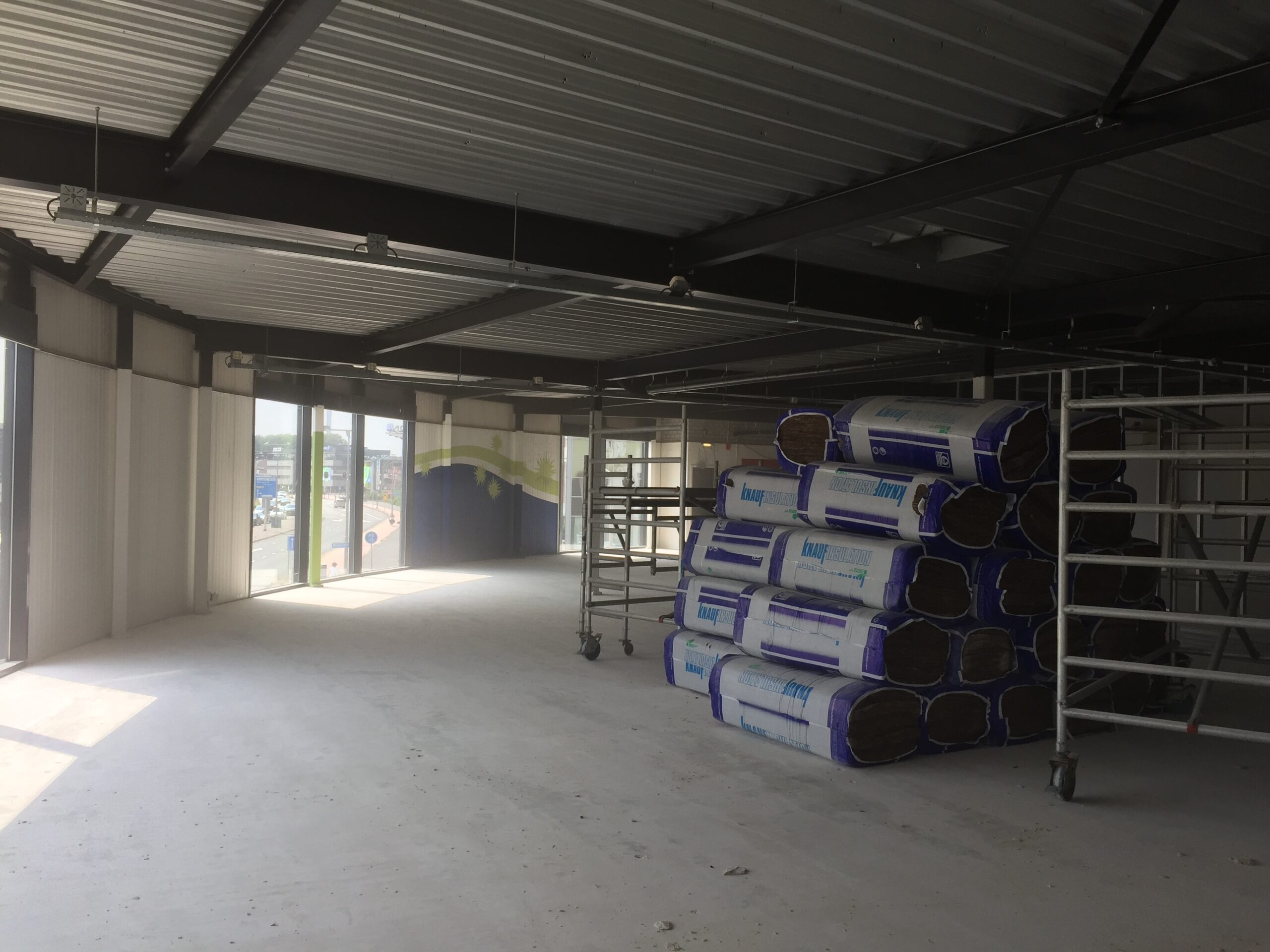 De nieuwe trainingsvloer van RGym aan de Parallelweg